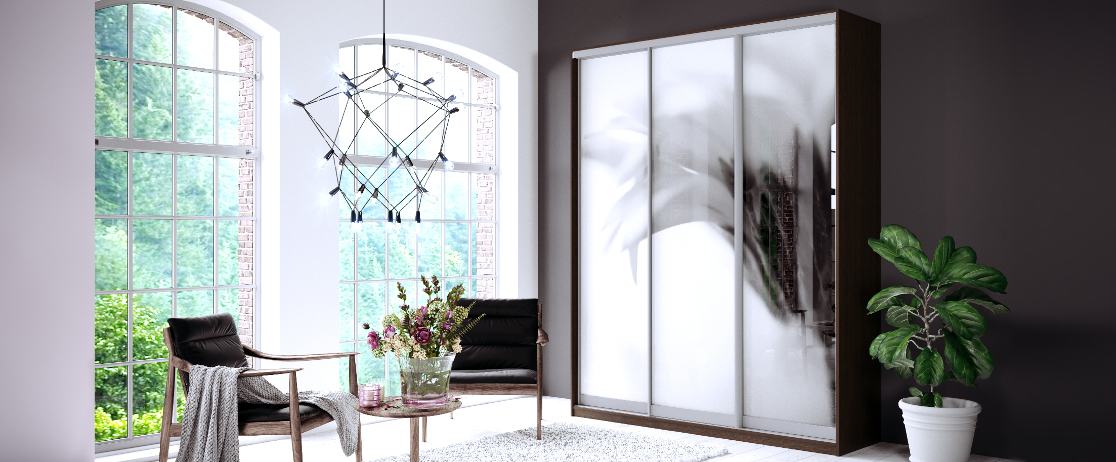 

Шкаф-купе Рико 3 двери 180х45х230 Модель 762