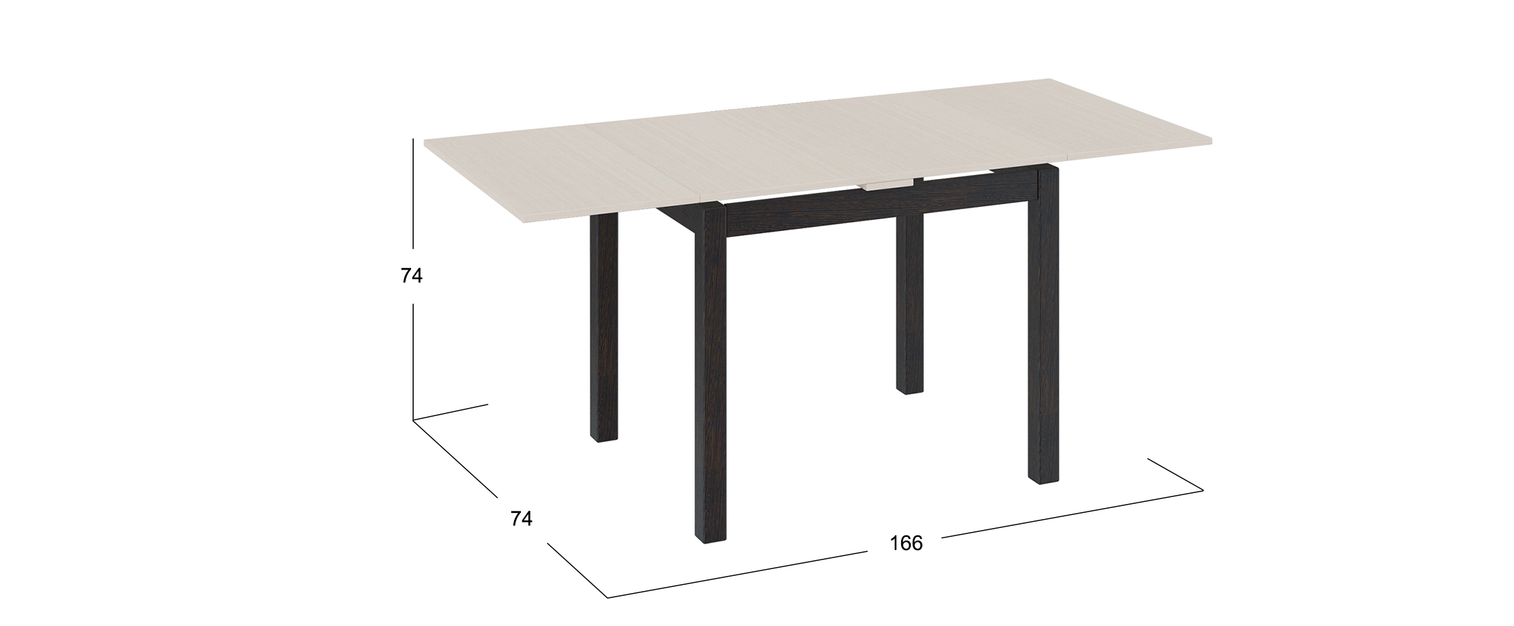 стол обеденный раздвижной диез т5