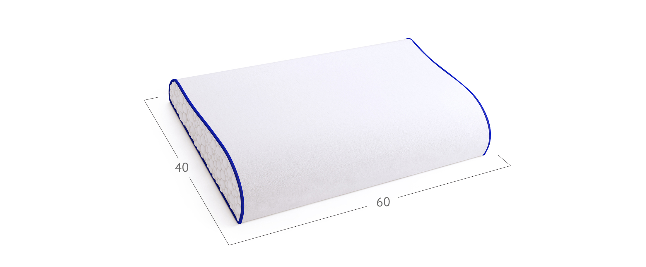 

Подушка Модель 588 Ergo Foam, Белый