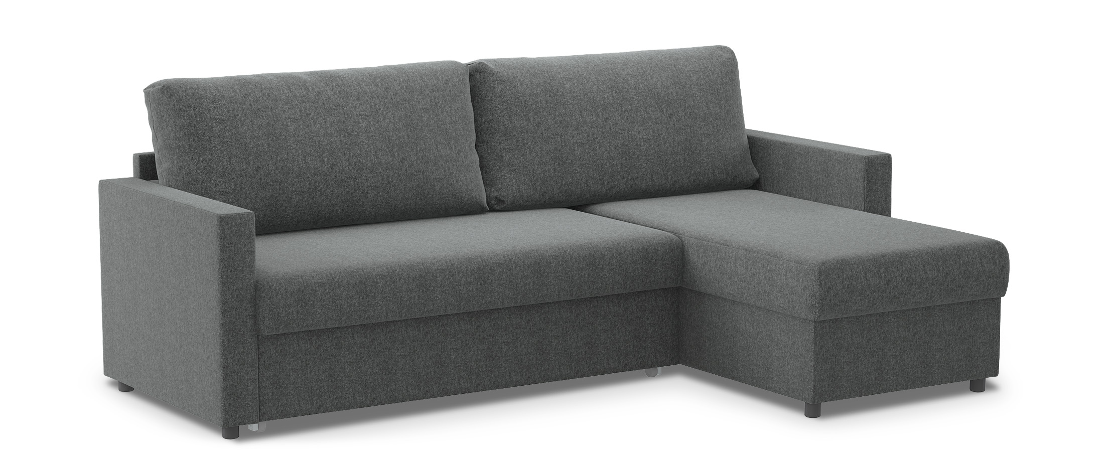 

Диван угловой дельфин серый Дублин 134