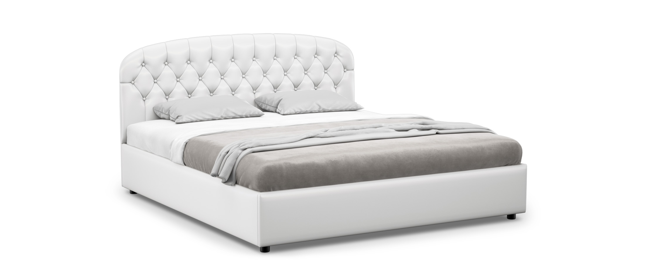 

Кровать двуспальная Bianca New 180х200 Модель 1227, Белый