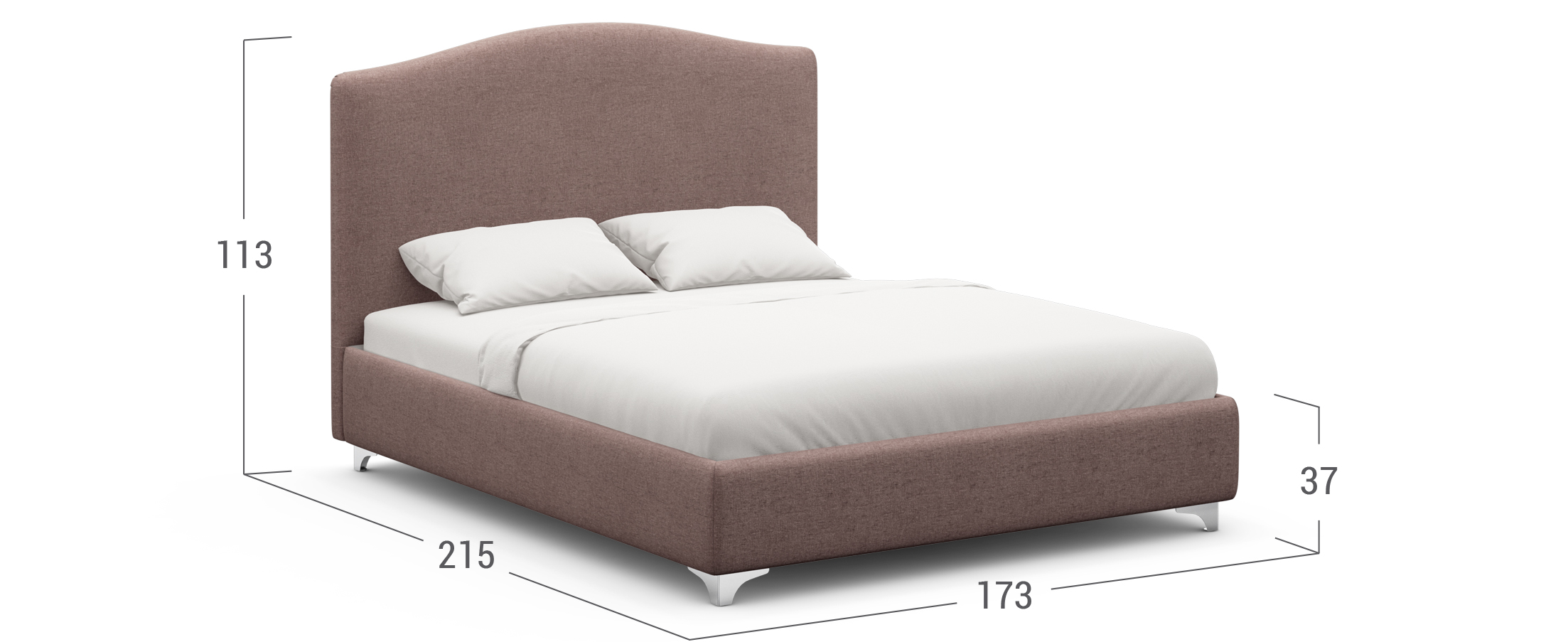 Кровать двуспальная MOON 1158