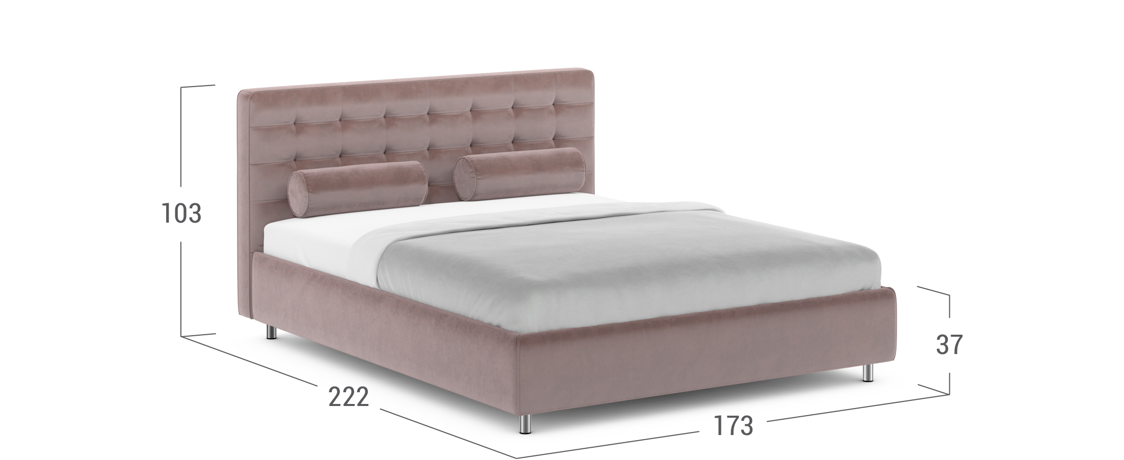 Кровать двуспальная MOON 1165