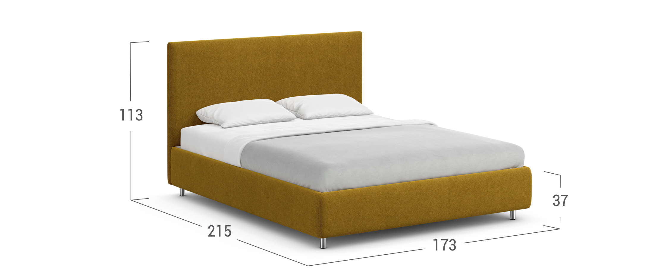 Кровать двуспальная MOON 1156