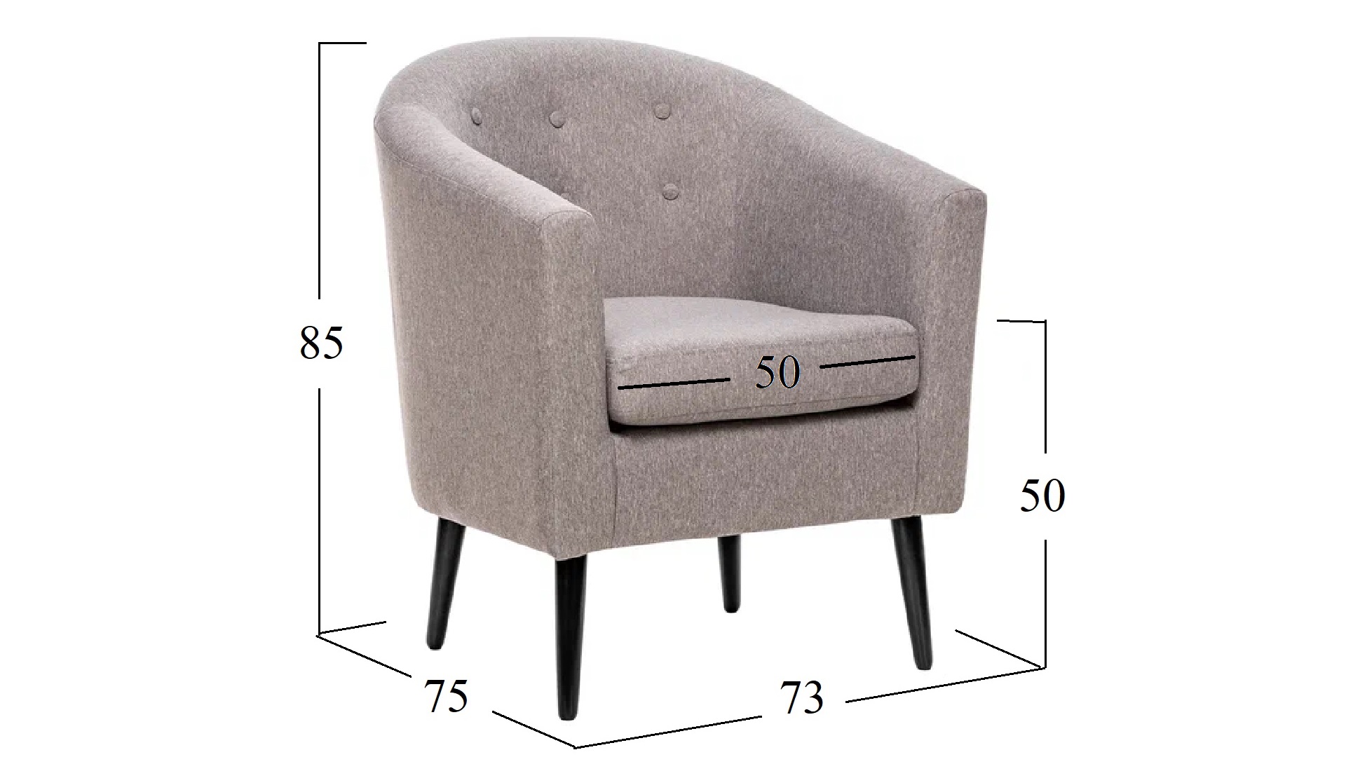 Кресло Вайд Союз 05/Черный Модель 365