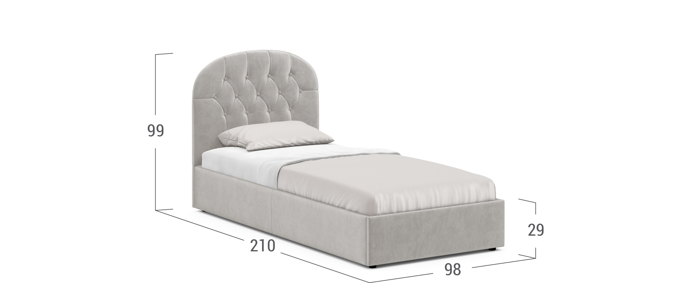 Кровать основанием 180х200 MOON FAMILY 1252 - купить в Москве в ...