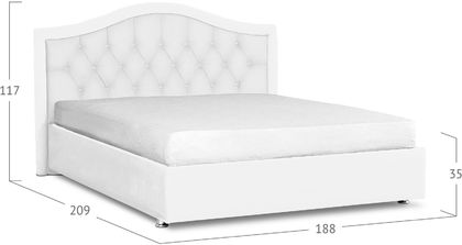 Кровать двуспальная Ротонда Модель 378