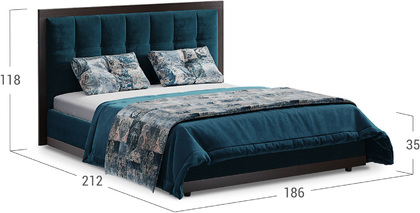 Кровать двуспальная MOON 1015