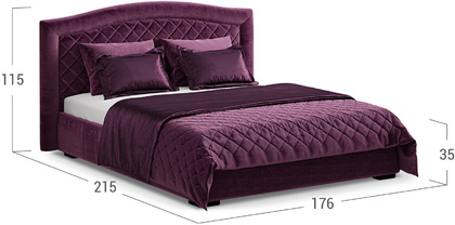 Кровать двуспальная MOON 1001б