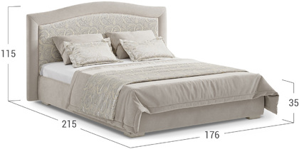 Кровать двуспальная MOON 1001