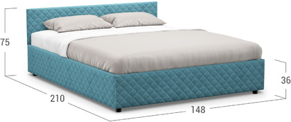 Кровать двуспальная Prima Style New 140х200 Модель 1221