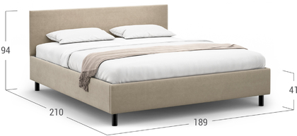 Кровать двуспальная Nova New 180х200 Модель 1230
