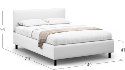 Кровать двуспальная Nova New 140х200 Модель 1230