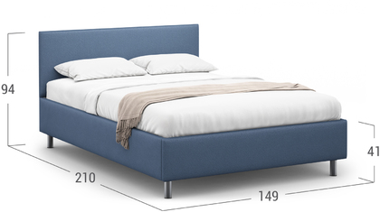 Кровать двуспальная Nova New 140х200 Модель 1230