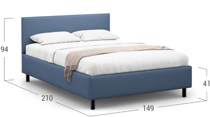 Кровать двуспальная Nova New 140х200 Модель 1230
