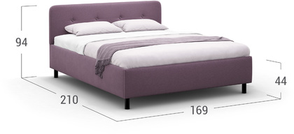 Кровать двуспальная Aiko New 160х200 Модель 1232