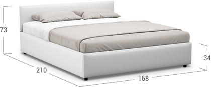 Кровать двуспальная Prima Classic New 160х200 Модель 1220