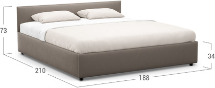 Кровать двуспальная Prima Classic New 180х200 Модель 1220