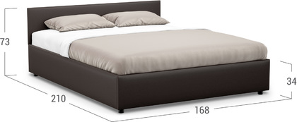 Кровать двуспальная Prima Classic New 160х200 Модель 1220