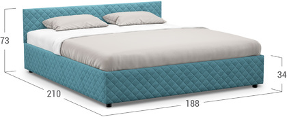 Кровать двуспальная Prima Style New 180х200 Модель 1221