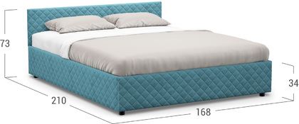 Кровать двуспальная Prima Style New 160х200 Модель 1221