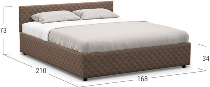 Кровать двуспальная Prima Style New 160х200 Модель 1221