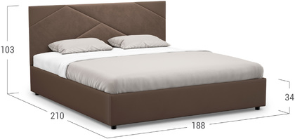 Кровать двуспальная Alba New 180х200 Модель 1226
