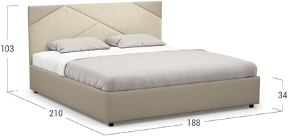 Кровать двуспальная Alba New 180х200 Модель 1226