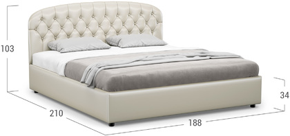 Кровать двуспальная Bianca New 180х200 Модель 1227