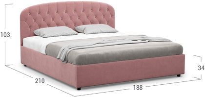 Кровать двуспальная Bianca New 180х200 Модель 1227