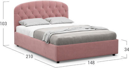 Кровать двуспальная Bianca New 140х200 Модель 1227