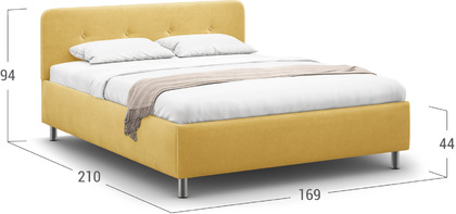 Кровать двуспальная Aiko New 160х200 Модель 1232