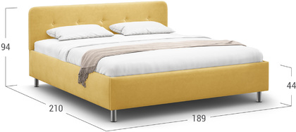 Кровать двуспальная Aiko New 180х200 Модель 1232