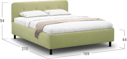 Кровать двуспальная Aiko New 160х200 Модель 1232