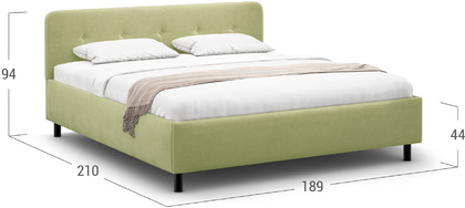 Кровать двуспальная Aiko New 180х200 Модель 1232