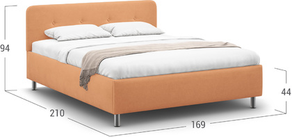 Кровать двуспальная Aiko New 160х200 Модель 1232