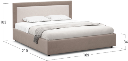 Кровать двуспальная Nikki New 180х200 Модель 1228