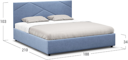 Кровать двуспальная Alba New 180х200 Модель 1226
