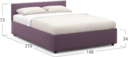 Кровать двуспальная Prima Classic New 140х200 Модель 1220