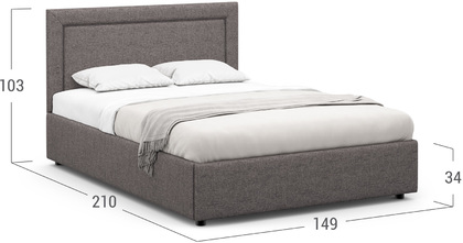 Кровать двуспальная Nikki New 140х200 Модель 1228