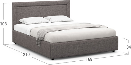 Кровать двуспальная Nikki New 160х200 Модель 1228