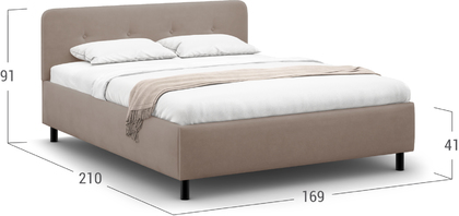 Кровать двуспальная Clarissa 160х200 Модель 1232