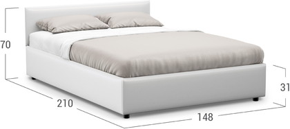 Кровать двуспальная Prima Classic New 140х200 Модель 1220