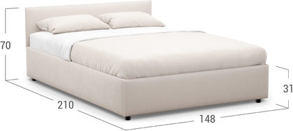 Кровать двуспальная Prima Classic New 140х200 Модель 1220