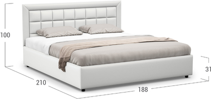 Кровать двуспальная Rion 180х200 Модель 1222