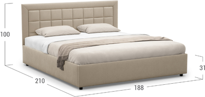 Кровать двуспальная Rion 180х200 Модель 1222