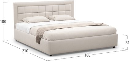 Кровать двуспальная Rion 180х200 Модель 1222