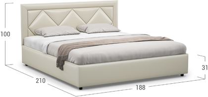 Кровать двуспальная Elaina 180х200 Модель 1223