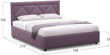 Кровать двуспальная Elaina 160х200 Модель 1223