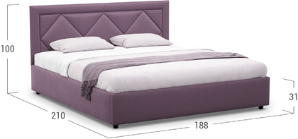 Кровать двуспальная Elaina 180х200 Модель 1223